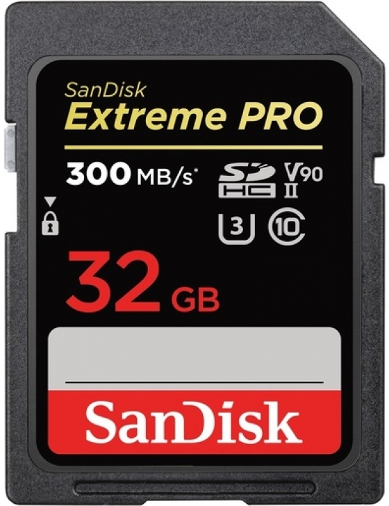32 GB SDHC ExtremePro 300MB/s V90 UHS-II