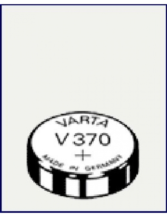 V370  Silber 1,55V High Drain  Uhrenbatterie