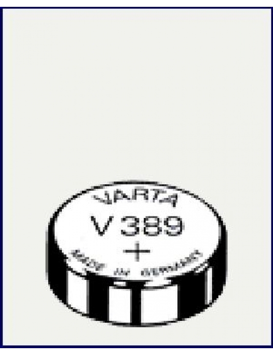 V389  Silber 1,55V High Drain  Uhrenbatterie