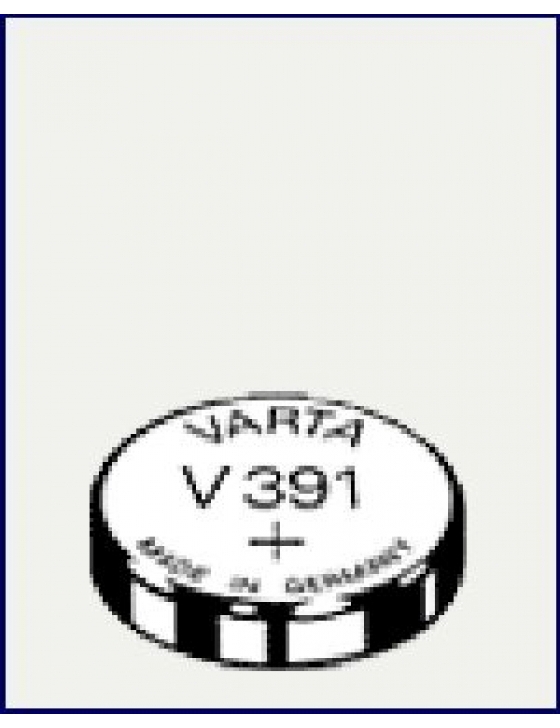 V391  Silber 1,55V High Drain  Uhrenbatterie