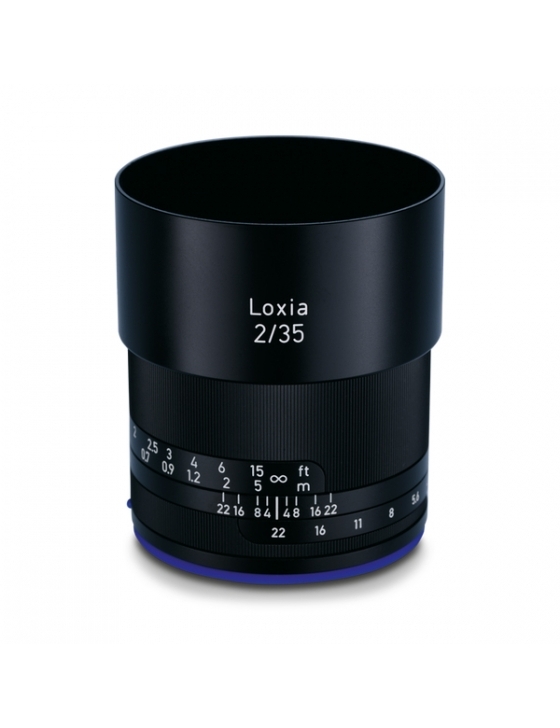 Loxia 2,0/35 E mit Sony Vollformat - Anschluss