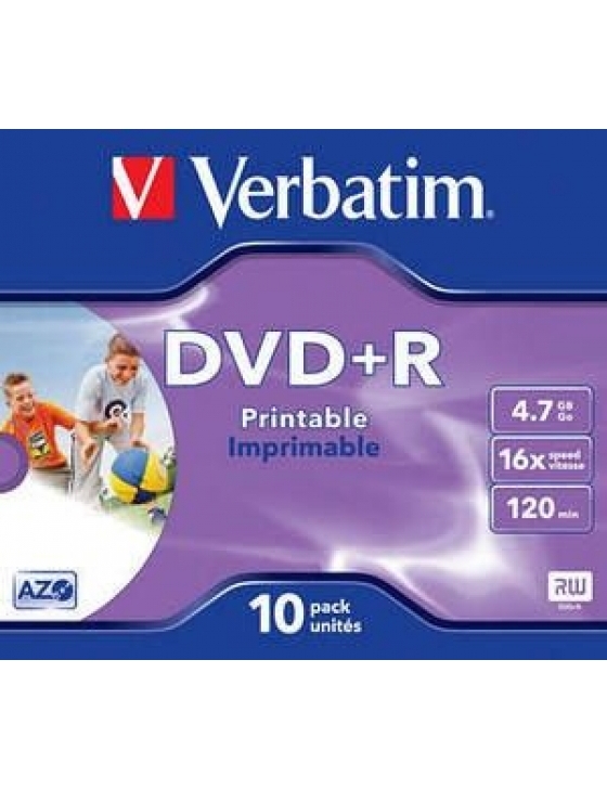 DVD+R 4.7GB 16x printable / 10
