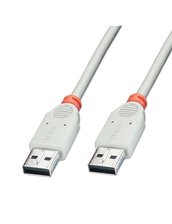 USB 2.0 Kabel Typ A / A hellgrau, 0,5m