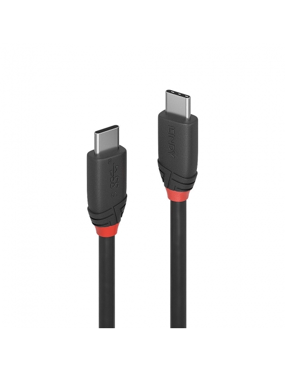 USB 3.2 Kabel Typ C Kabel, 20GBit/s, Black Line / 0,5m