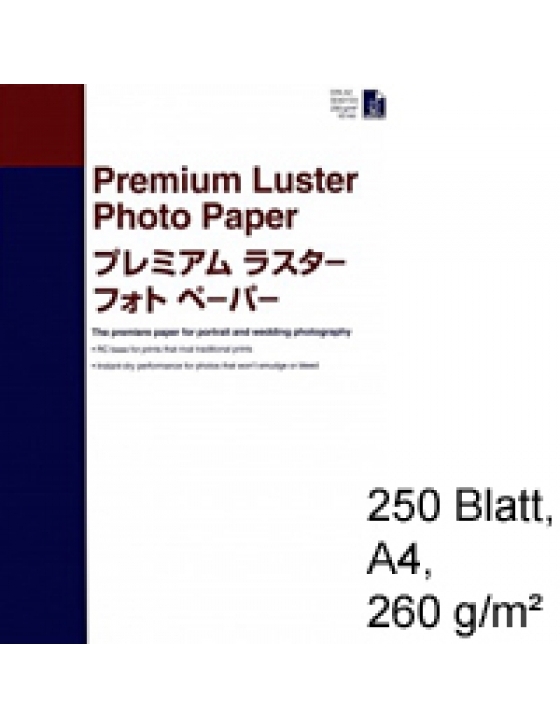 Premium Luster Photo Paper (250), A4, 260g/m²