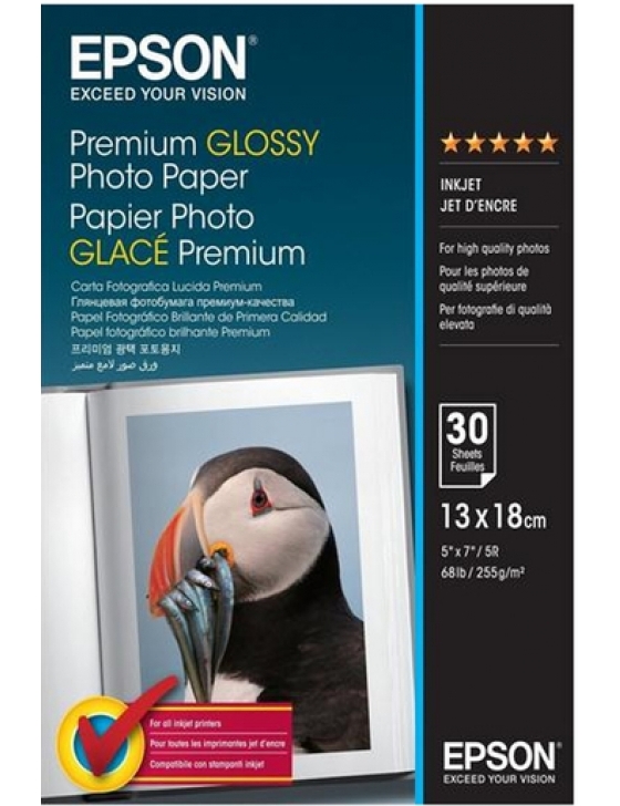 Premium Glossy Photo Paper 13x18 cm, 30 Blatt, 255 g