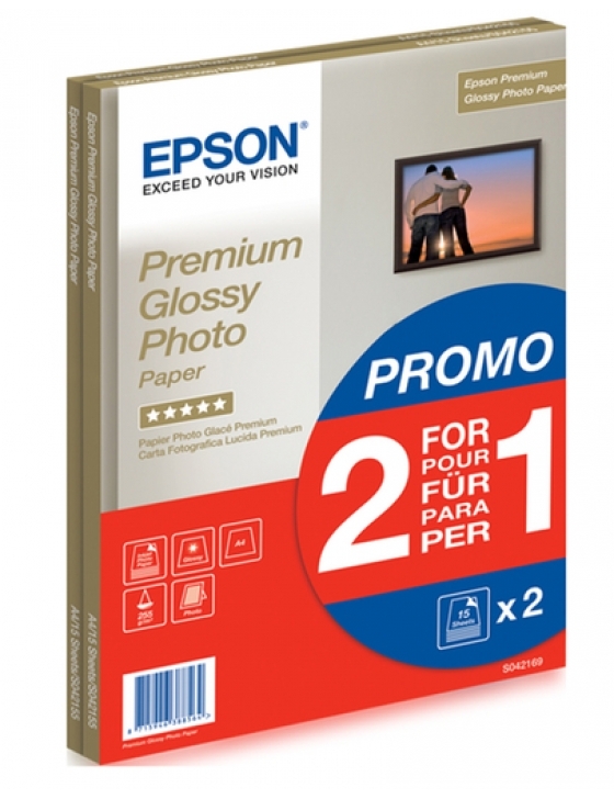 Premium Glossy Photo Paper, A4, 255g, 30 Blatt