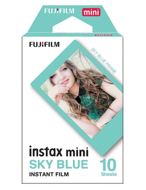 Instax Film Mini "Skyblue Frame" 1 x 10 Blatt