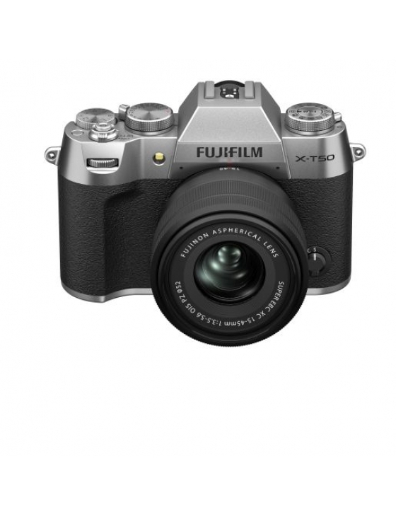 X-T50 Body Silber +15-45mm F3.5-5.6 OIS PZ