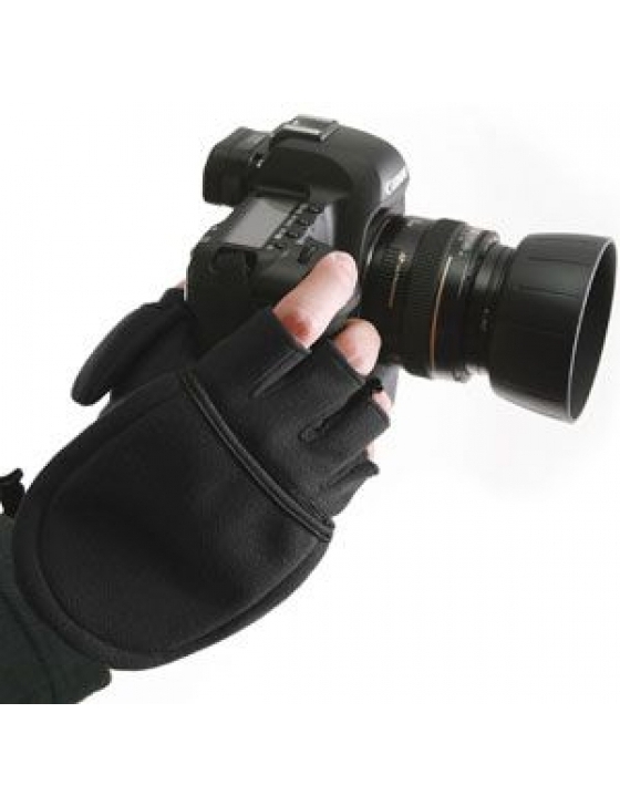 Foto-Funktions-Handschuhe, schwarz, Größe L (9,0-9,5)