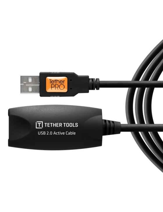 TetherPro USB 2.0 Active Extension 16' (4,9m) BLK