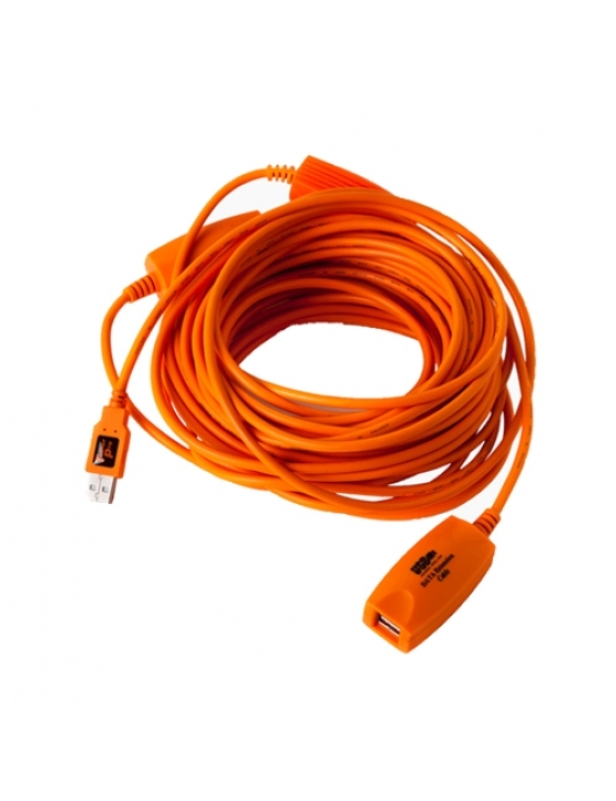 Tether Pro USB 2.0 Active-Extension, 16`/4,9m Hi-Visibility ORG