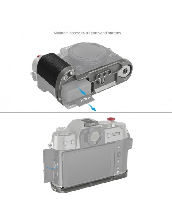 4712 Silicone L-Shape Handle für Fujifilm X-T50 Charcoal