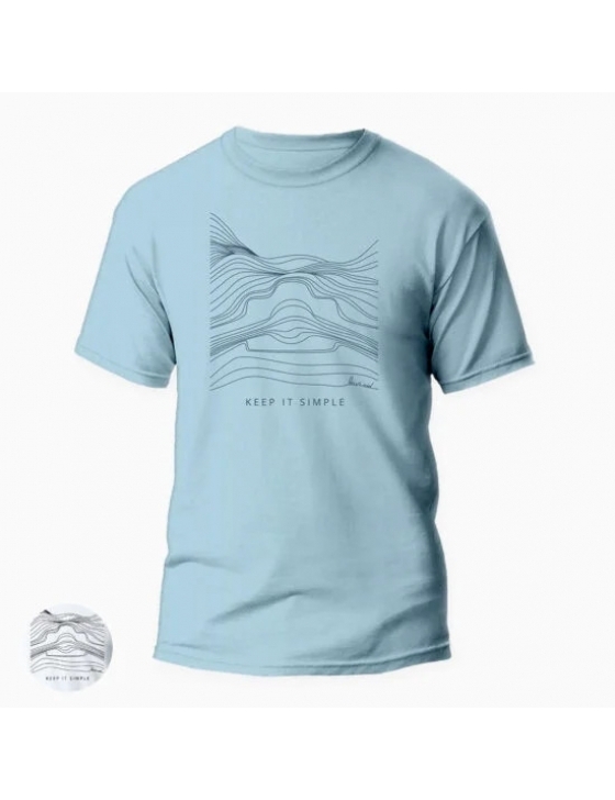 Shirt Keep it simple Aqua Marine (S)