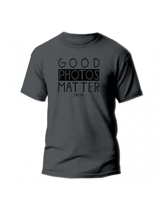 Shirt Good Photos matter Light Charcoal (L)