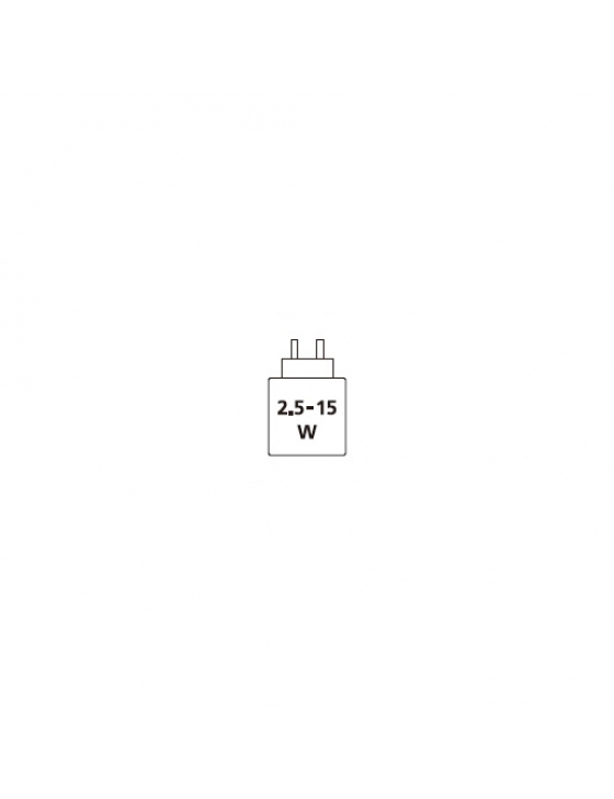 : Nur AC-Adapter bis Max 15W verwenden