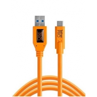 TetherPro USB 3.0 to USB-C, 15' (4.6m) ORG